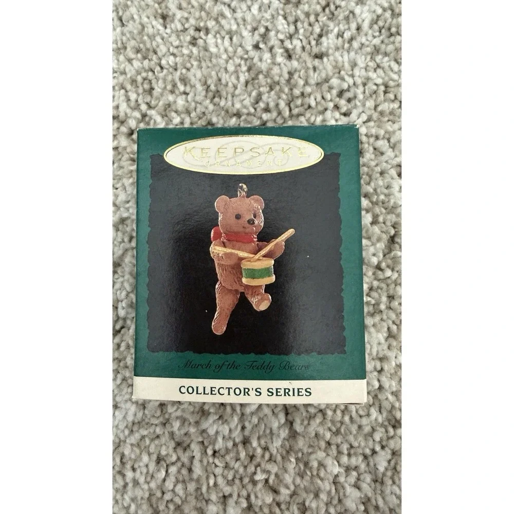 Lot of 14 Vintage Hallmark Keepsake Miniature Christmas Ornaments in Boxes